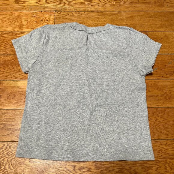 EUC Brandy Melville Ashlyn Montreal Heathered Grey Top T-shirt - Picture 2 of 2